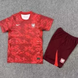 2026-27 Kids Poland away Soccer Jersey