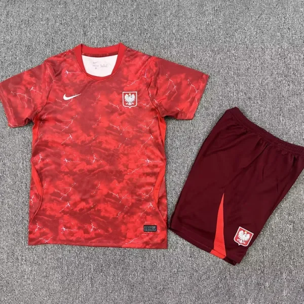 2026-27 Kids Poland away Soccer Jersey