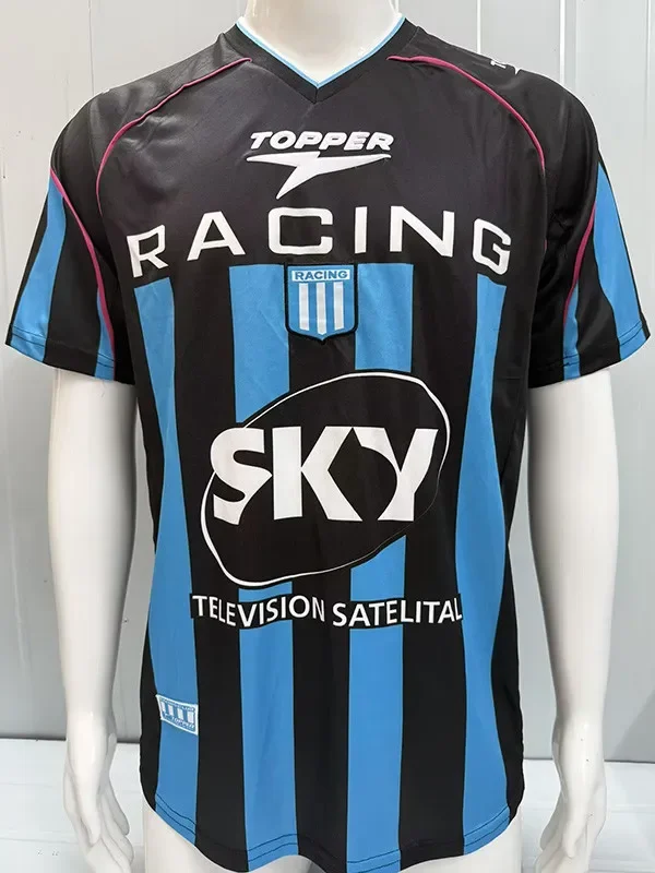 2001-2002 Racing Club Away Retro Soccer Jersey