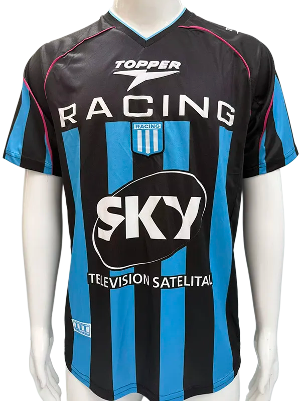 2001-2002 Racing Club Away Retro Soccer Jersey