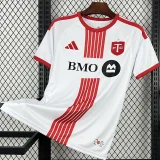 2026-27 Toronto FC Away White Red Fans Soccer Jersey