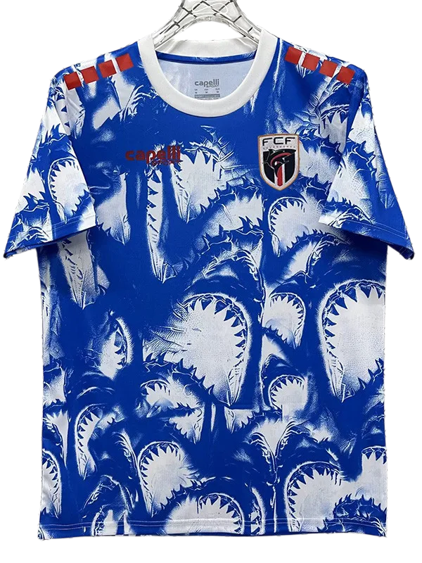 2026-27 Cape Verde Blue Pre-Match Training shirts