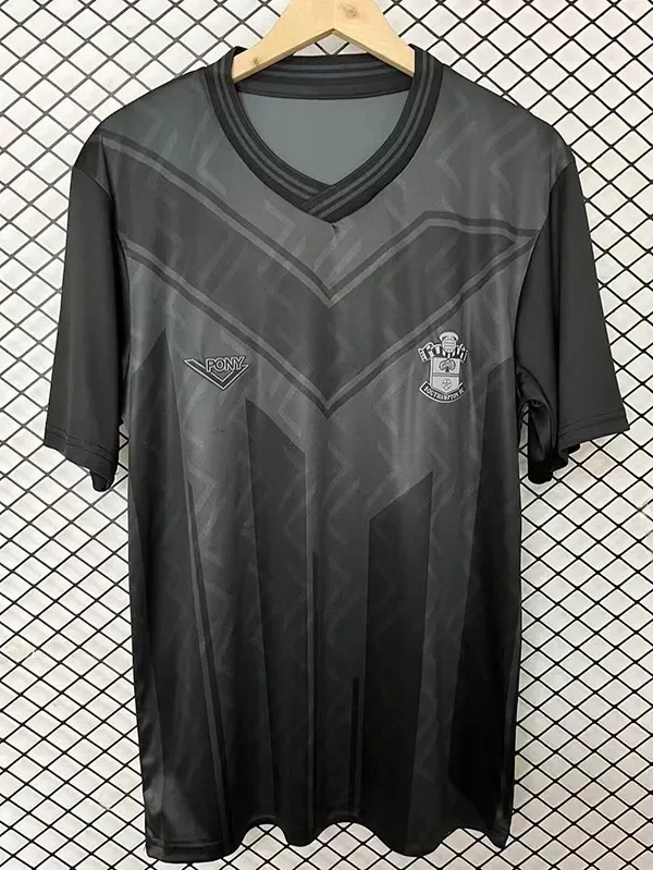 1993-1995 Southampton Black Retro Soccer Jersey