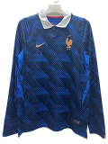 2026-27 France Home Long Sleeve Soccer Jersey