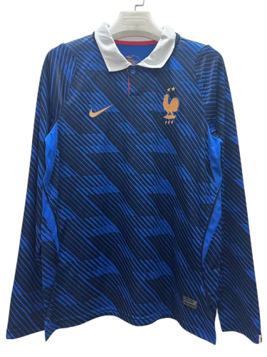 2026-27 France Home Long Sleeve Soccer Jersey