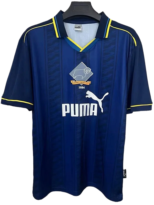 1995-1996 Derby County Away Retro Soccer Jersey