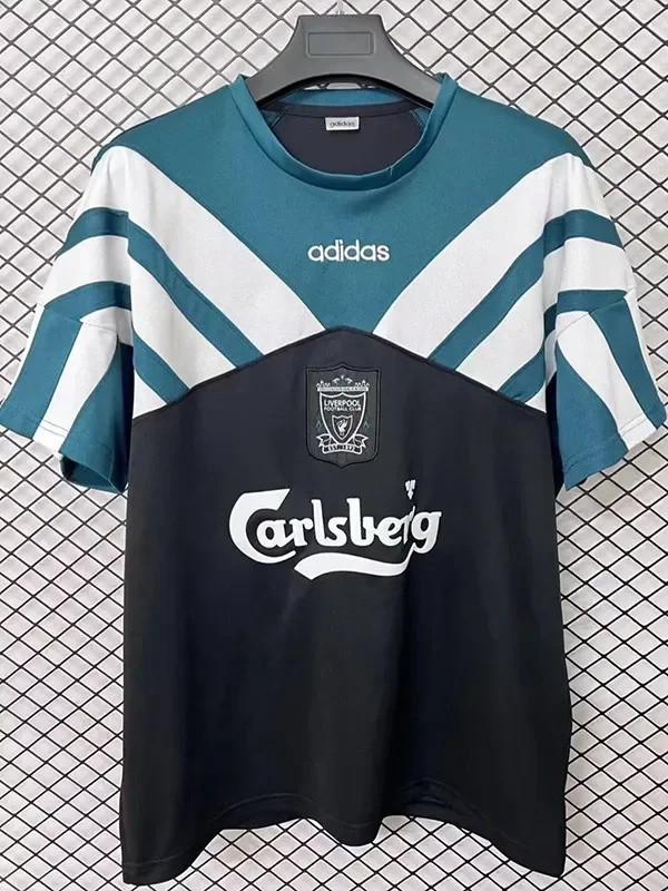 1996-1997 LIV Green Black Retro soccer jersey
