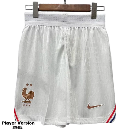 2026-27 France Home Player Version Shorts Pants