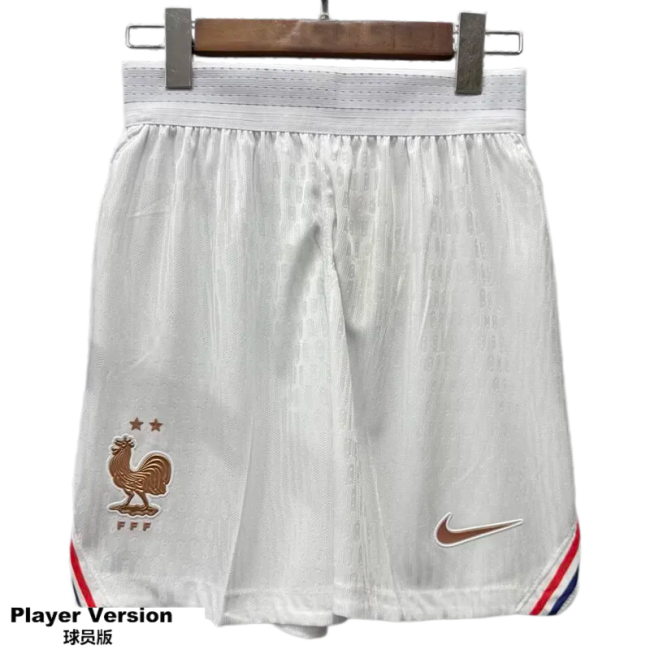 2026-27 France Home Player Version Shorts Pants