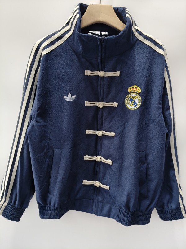 2026-27 Real Madrid AD Dark Gray Tang Suit Jacket