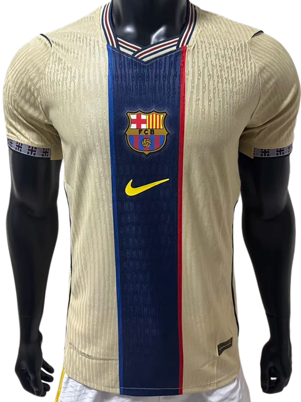 2026-27  Barcelona  Earthy yellow Special Edition Player Version soccer jersey
