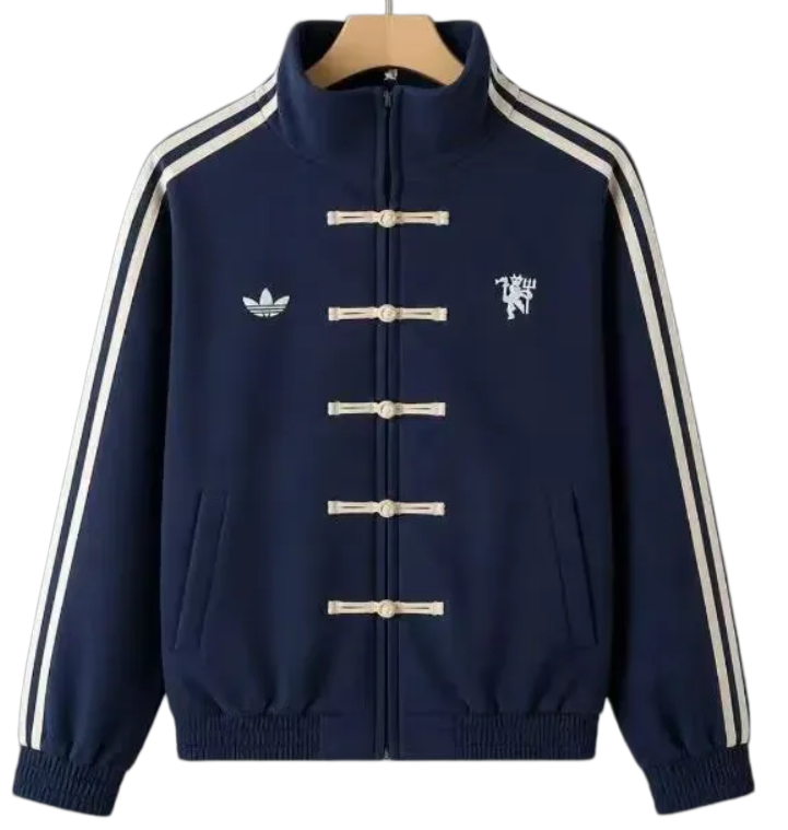 2026-27 Manchester United AD Dark Gray Tang Suit Jacket