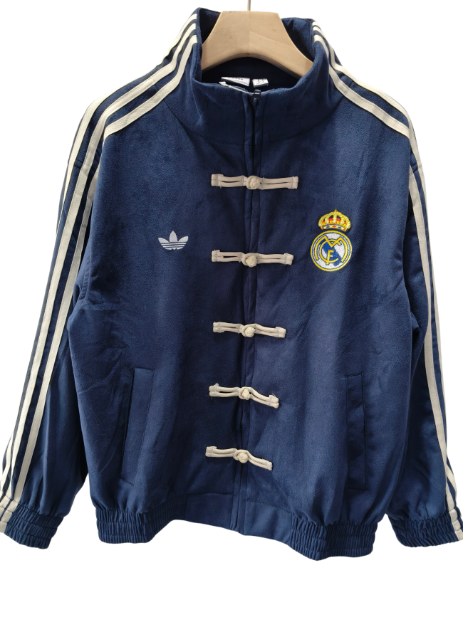 2026-27 Real Madrid AD Dark Gray Tang Suit Jacket
