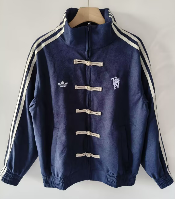 2026-27 Manchester United AD Dark Gray Tang Suit Jacket