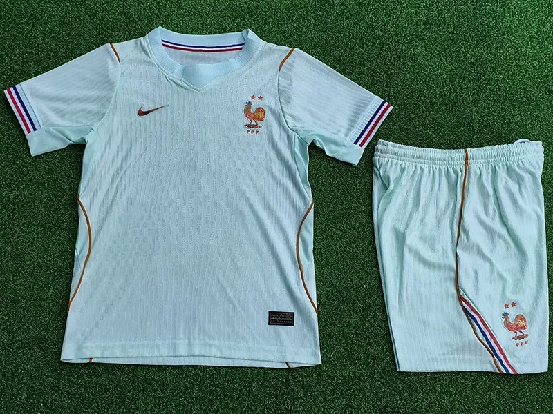 2026-27 France Away Kids Player Version Soccer Jersey