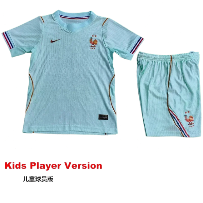 2026-27 France Away Kids Player Version Soccer Jersey