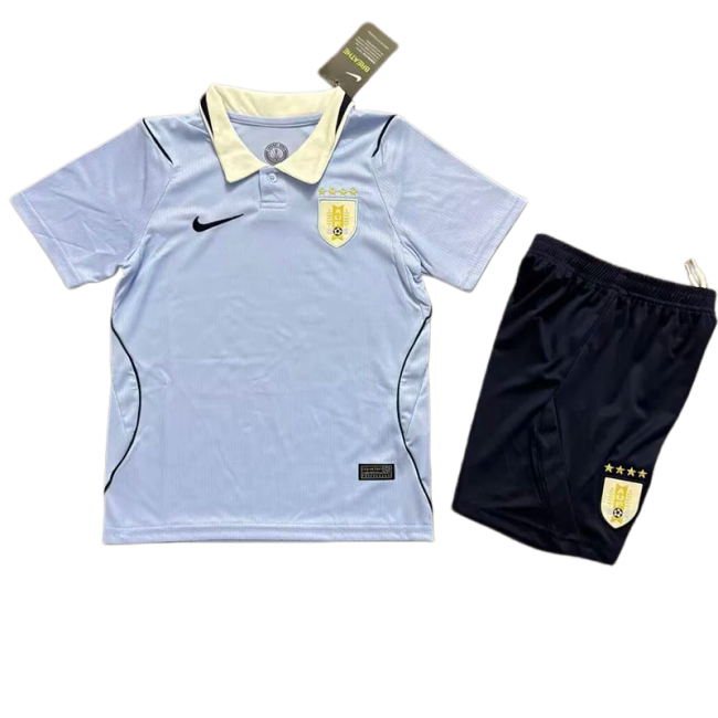 2026-27 Kids Uruguay Home Soccer Jersey