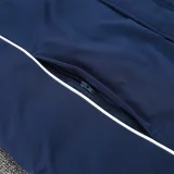 2024-25 Argentina Royal Blue Hooded Windbreaker Fabric Cotton Coat #G184