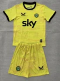 2026-27 kids Ireland Yellow Goalkeeper Soccer Jersey
