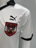 1990-1991 Austria White Retro Soccer Jersey