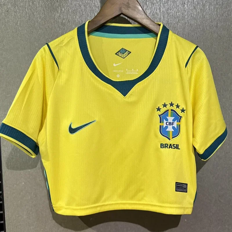 2026 World Cup Brazil Home Women Cheerleader Shirt