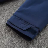 2024-25 Argentina Royal Blue Hooded Windbreaker Fabric Cotton Coat #G184