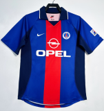 2000-01 mens PSG home Retro blue Soccer Jersey