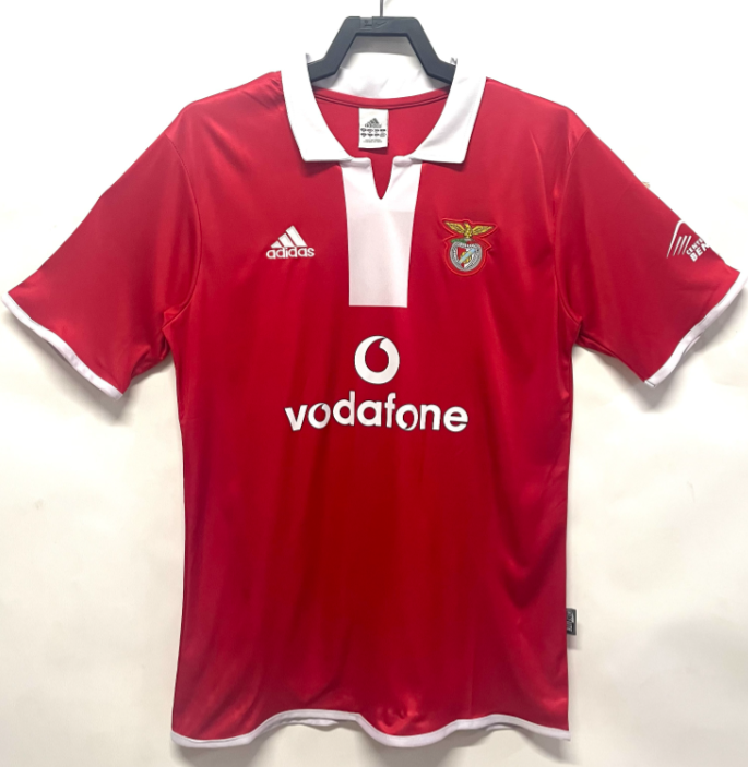 2004-05 Benfica Home red Retro Soccer Jersey