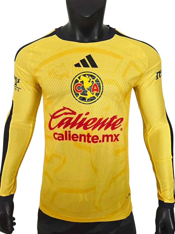 2026-27 Club America Home Long Sleeve Player Version Soccer Jersey