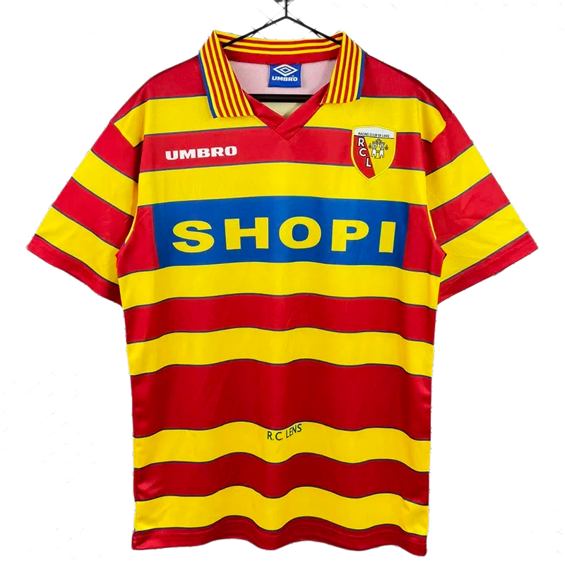 1996-1997 RC Lens Home Retro Soccer Jersey