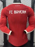 2026-27  Bayern Munich Home Long Sleeve Player Version Soccer Jersey