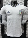 2026-27 Italy Away Long Sleeve Player Version Soccer Jersey