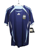 2006 Argentina Away Player Version  Retro Soccer Jersey