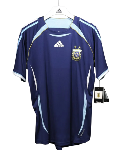 2006 Argentina Away Player Version  Retro Soccer Jersey