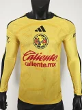 2026-27 Club America Home Long Sleeve Player Version Soccer Jersey