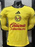 2026-27 Club America Home Long Sleeve Player Version Soccer Jersey