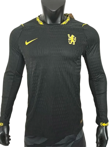 2026-27 Chelsea  away Long Sleeve Player Version Soccer Jersey