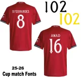 2026-27 Manchester United Home Long Sleeve Player Version Soccer Jersey