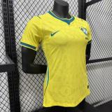 2026-27 Women  Brazil home yellow Player version soccer jersey