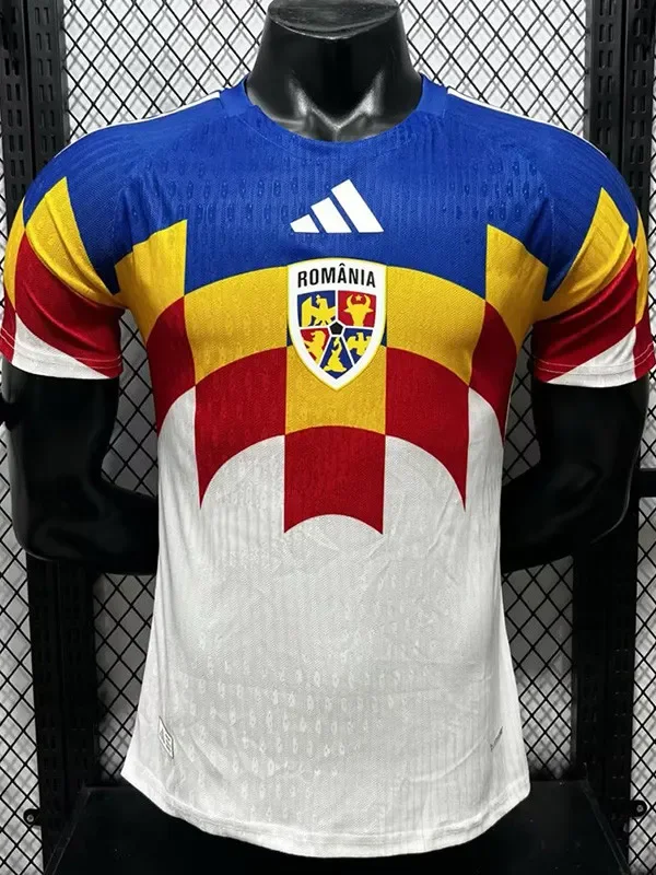 2026-27 Romania Blue White Special Edition Player Version Soccer Jersey