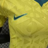 2026-27 Women  Brazil home yellow Player version soccer jersey