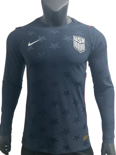 2026-27 USA Away Long Sleeve Player Version Soccer Jersey