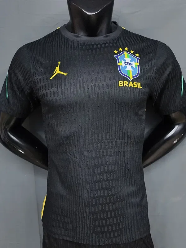 2026-27 Brazil Black  Player Version Soccer Jersey