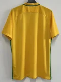 2016 Brazil Home Retro Soccer Jersey
