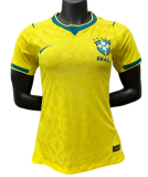 2026-27 Women  Brazil home yellow Player version soccer jersey