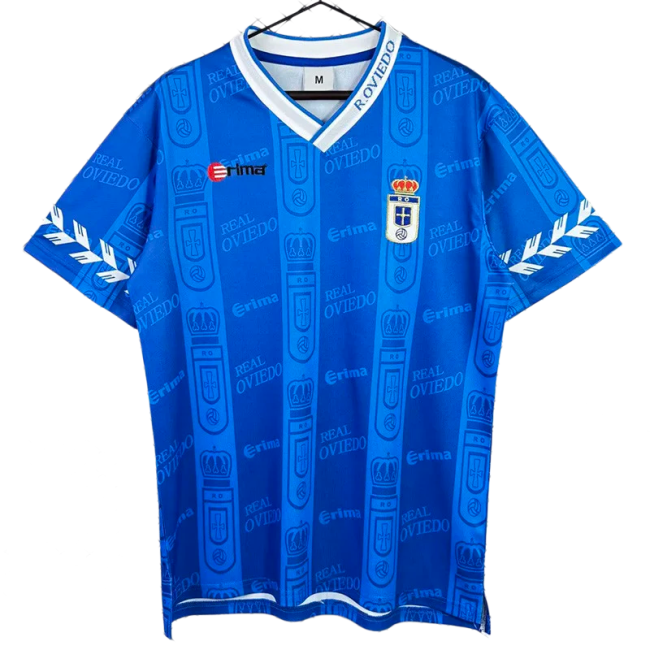 1998-1999 Real Oviedo Home Retro Soccer Jersey