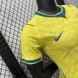 2026-27 Women  Brazil home yellow Player version soccer jersey