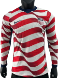 2026-27 USA Home Long Sleeve Player Version Soccer Jersey