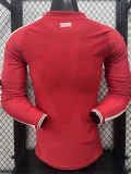 2026-27 Manchester United Home Long Sleeve Player Version Soccer Jersey