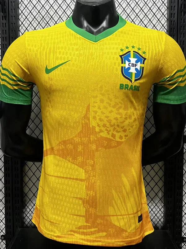 2026-27 Brazil Yellow Special Edition Player Version Soccer Jersey